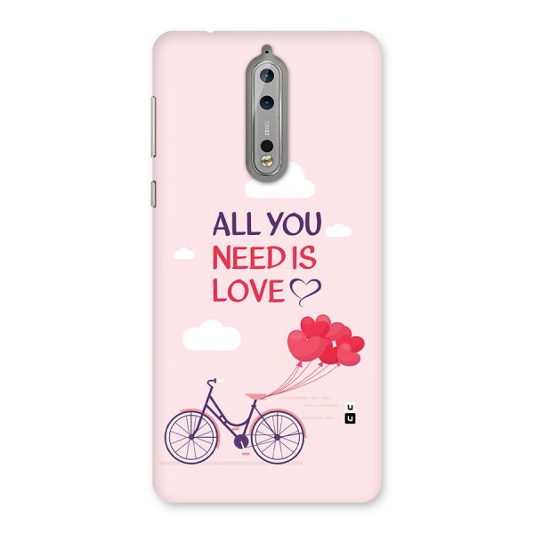 Cycle Of Love Back Case for Nokia 8