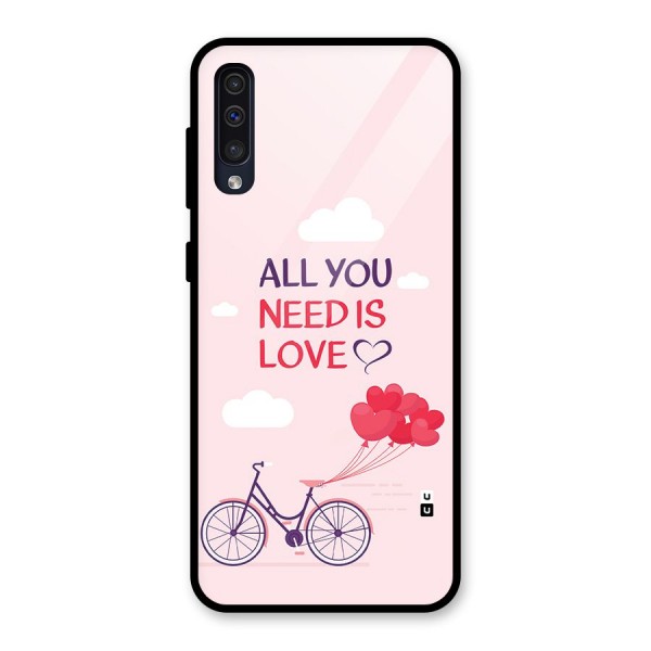 Cycle Of Love Glass Back Case for Galaxy A50