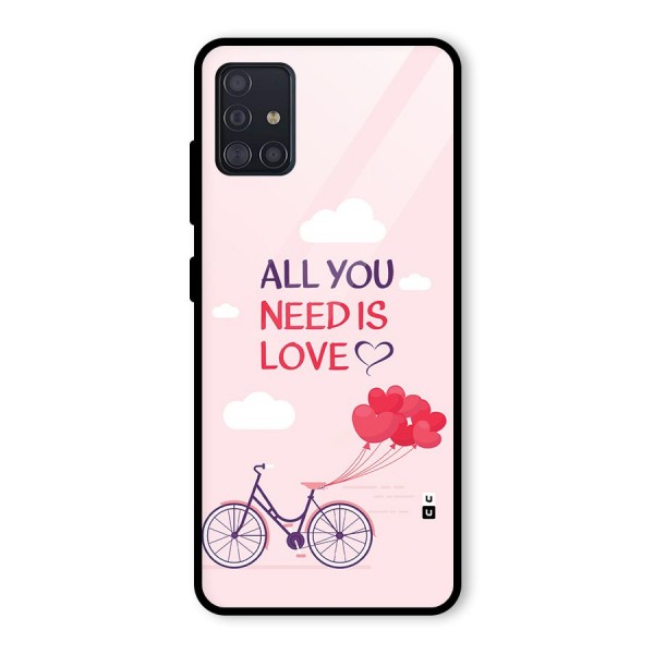 Cycle Of Love Glass Back Case for Galaxy A51