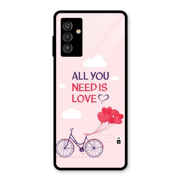 Cycle Of Love Glass Back Case for Galaxy M13