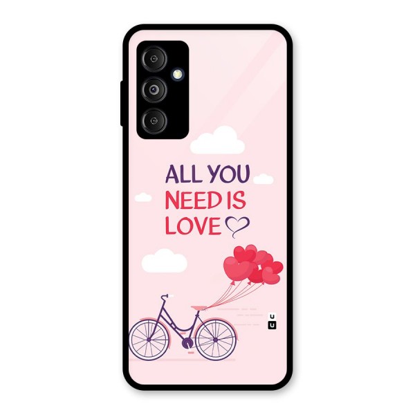 Cycle Of Love Glass Back Case for Galaxy M14 5G