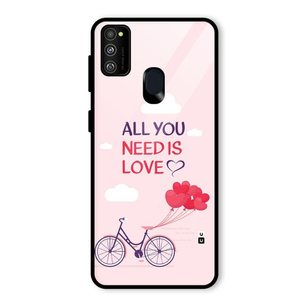 Cycle Of Love Glass Back Case for Galaxy M21