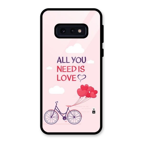 Cycle Of Love Glass Back Case for Galaxy S10e