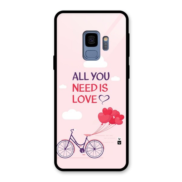 Cycle Of Love Glass Back Case for Galaxy S9