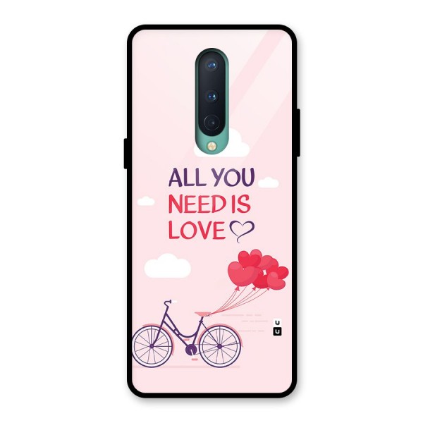 Cycle Of Love Glass Back Case for OnePlus 8