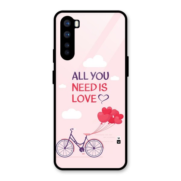 Cycle Of Love Glass Back Case for OnePlus Nord