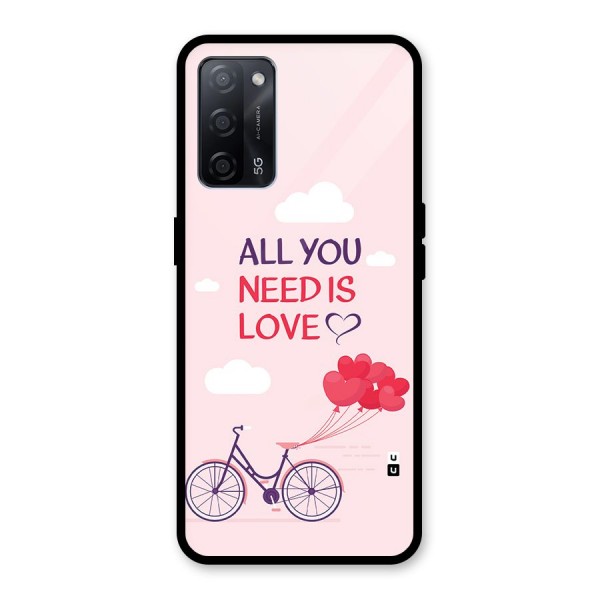 Cycle Of Love Glass Back Case for Oppo A53s 5G