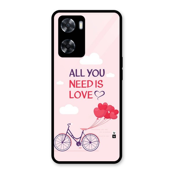 Cycle Of Love Glass Back Case for Oppo A57 2022