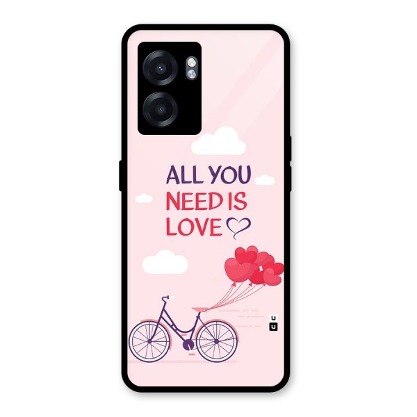 Cycle Of Love Glass Back Case for Oppo K10 (5G)