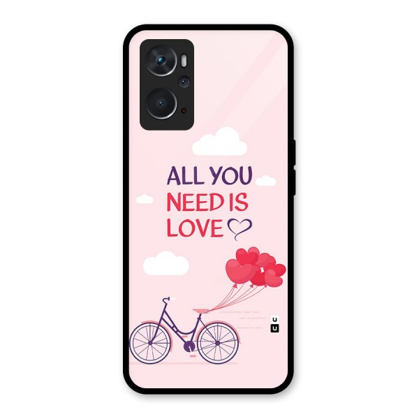 Cycle Of Love Glass Back Case for Oppo K10 4G