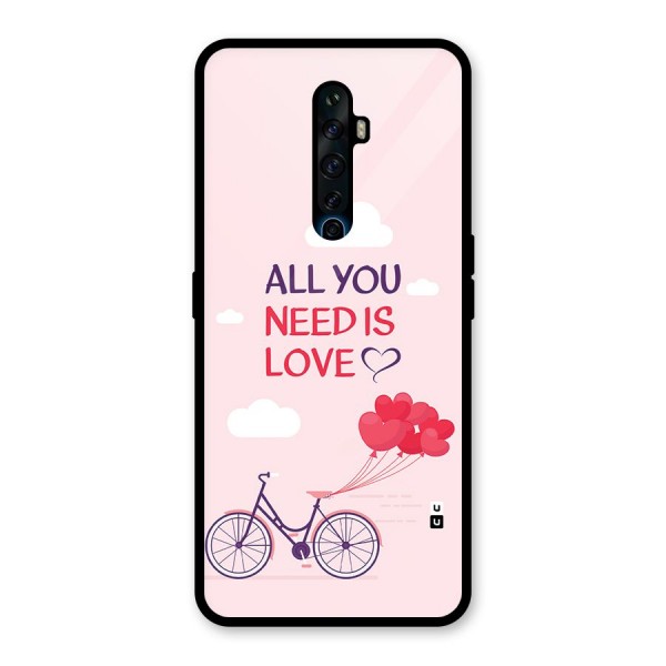 Cycle Of Love Glass Back Case for Oppo Reno2 F