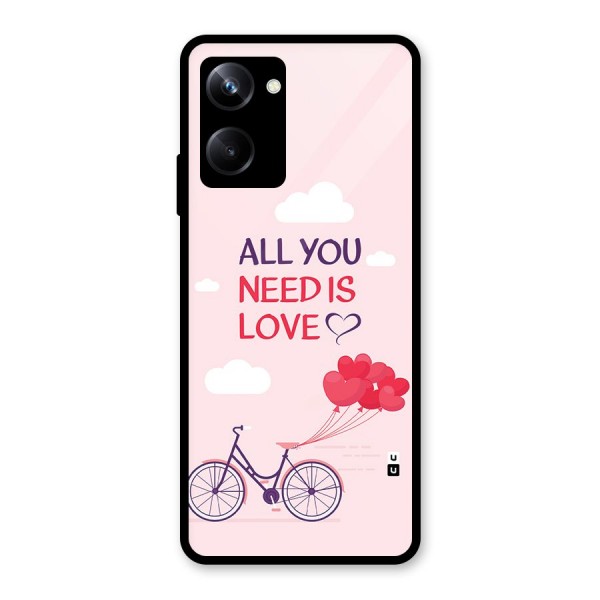 Cycle Of Love Glass Back Case for Realme 10 Pro