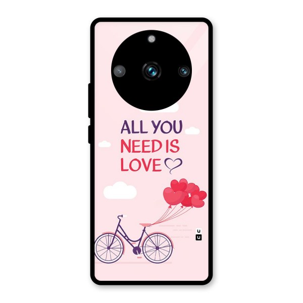 Cycle Of Love Glass Back Case for Realme 11 Pro