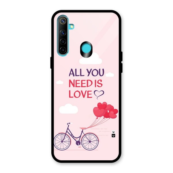 Cycle Of Love Glass Back Case for Realme 5