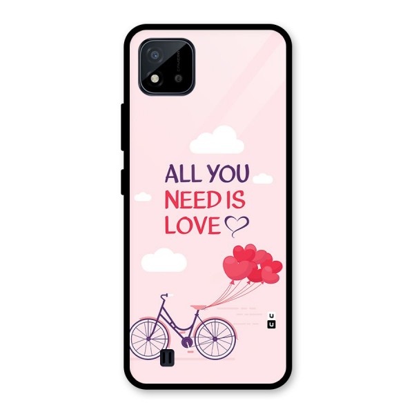 Cycle Of Love Glass Back Case for Realme C11 2021