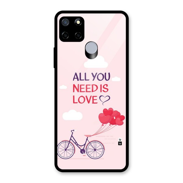 Cycle Of Love Glass Back Case for Realme C12