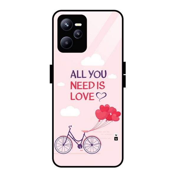 Cycle Of Love Glass Back Case for Realme C35