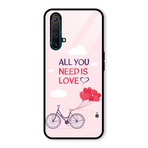 Cycle Of Love Glass Back Case for Realme X3 SuperZoom