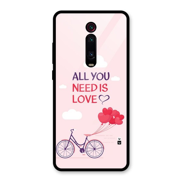 Cycle Of Love Glass Back Case for Redmi K20