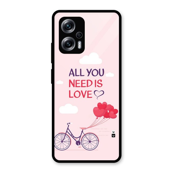 Cycle Of Love Glass Back Case for Redmi K50i