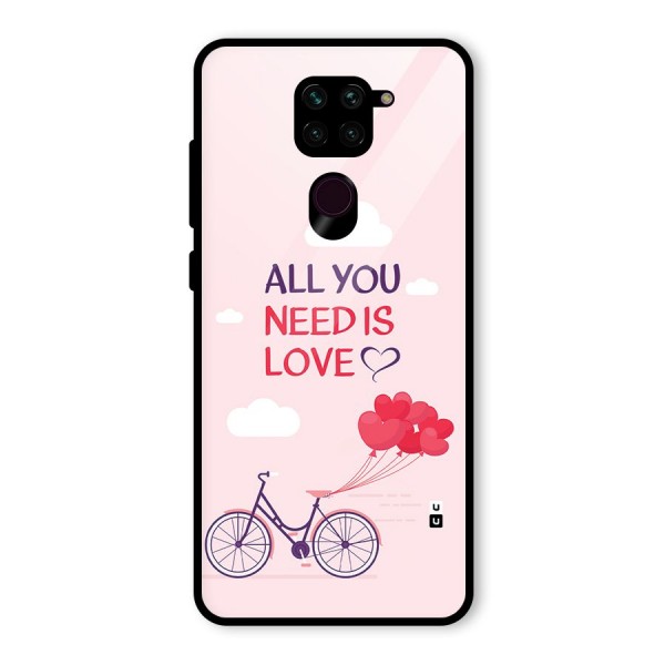 Cycle Of Love Glass Back Case for Redmi Note 9