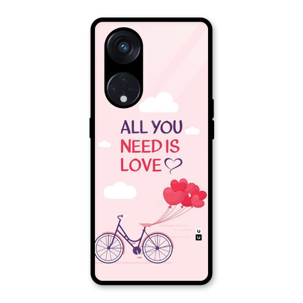 Cycle Of Love Glass Back Case for Reno8 T 5G