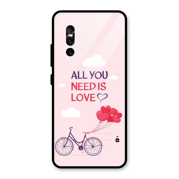 Cycle Of Love Glass Back Case for Vivo V15 Pro