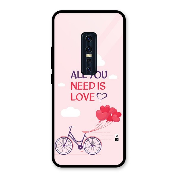 Cycle Of Love Glass Back Case for Vivo V17 Pro