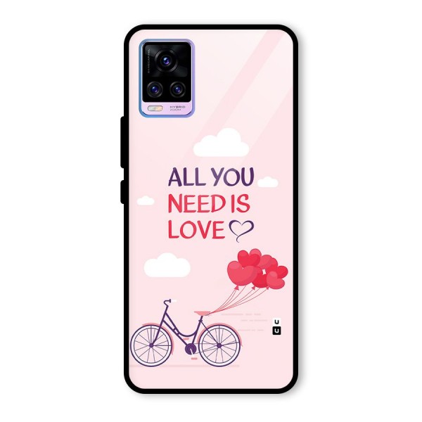 Cycle Of Love Glass Back Case for Vivo V20 Pro