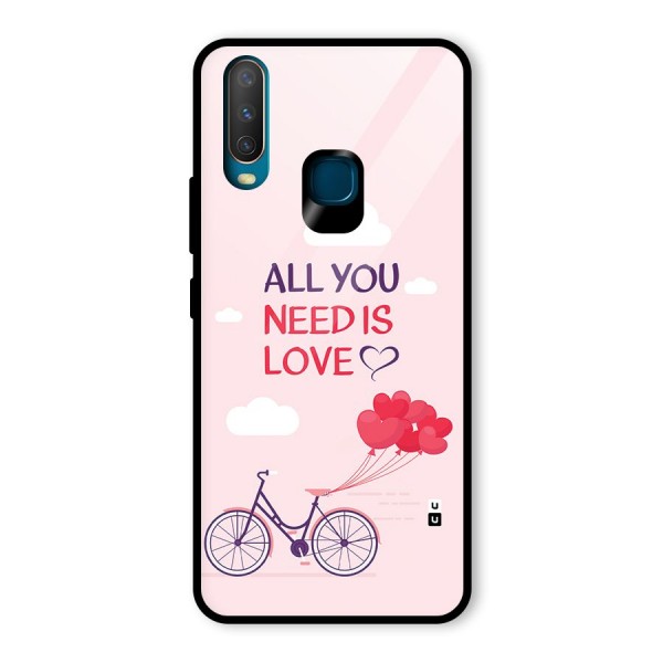 Cycle Of Love Glass Back Case for Vivo Y15