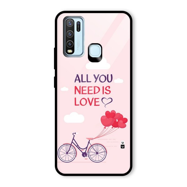 Cycle Of Love Glass Back Case for Vivo Y50