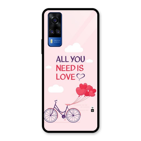 Cycle Of Love Glass Back Case for Vivo Y51