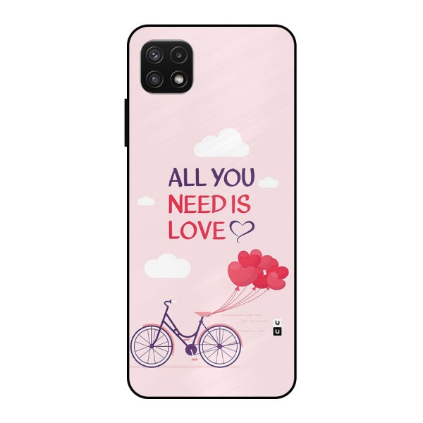 Cycle Of Love Metal Back Case for Galaxy A22 5G