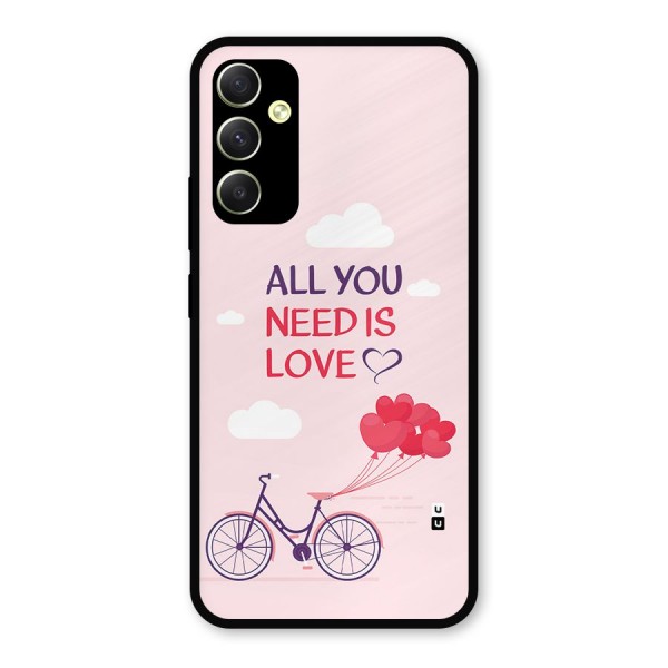 Cycle Of Love Metal Back Case for Galaxy A34