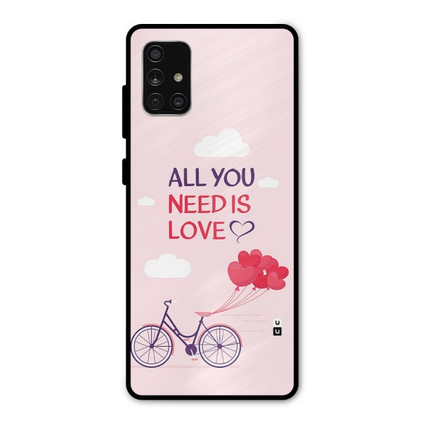 Cycle Of Love Metal Back Case for Galaxy A71