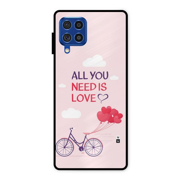 Cycle Of Love Metal Back Case for Galaxy F62