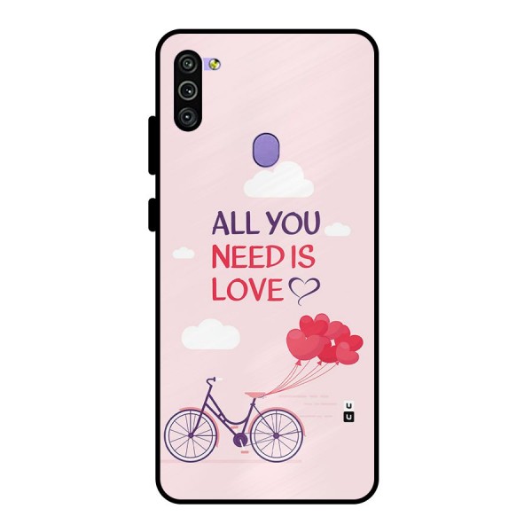 Cycle Of Love Metal Back Case for Galaxy M11