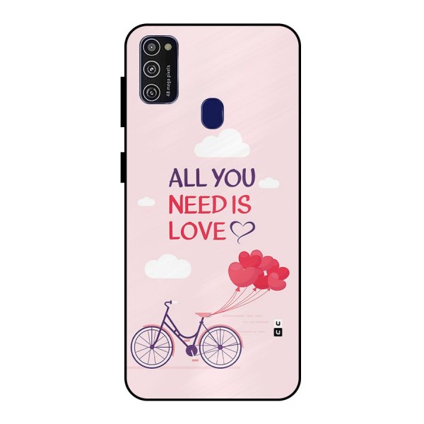 Cycle Of Love Metal Back Case for Galaxy M21