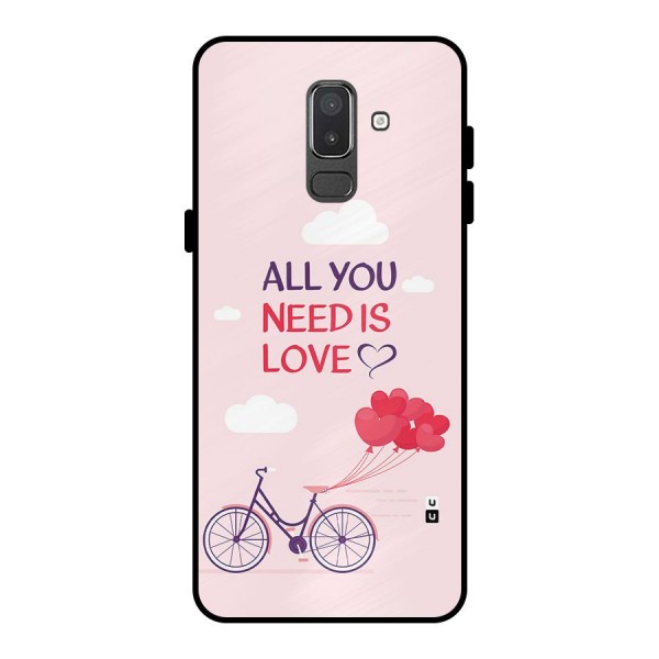 Cycle Of Love Metal Back Case for Galaxy On8 (2018)