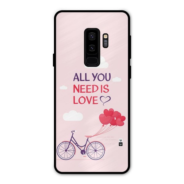 Cycle Of Love Metal Back Case for Galaxy S9 Plus