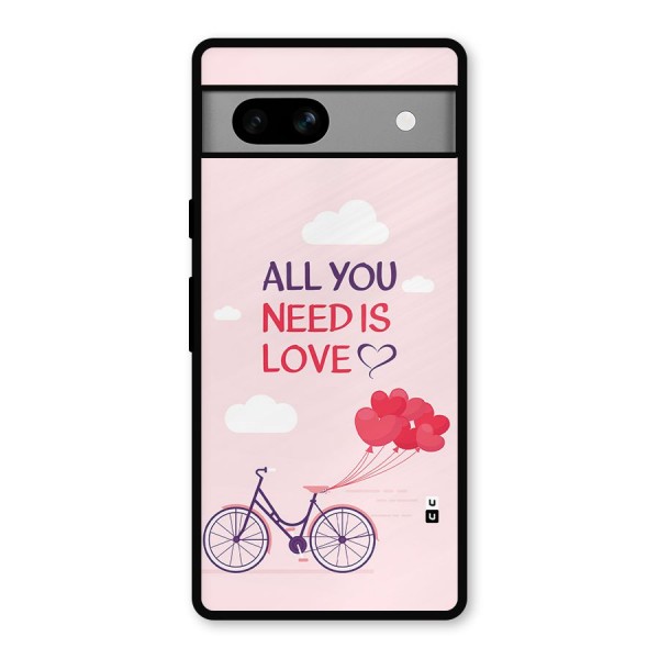 Cycle Of Love Metal Back Case for Google Pixel 7a