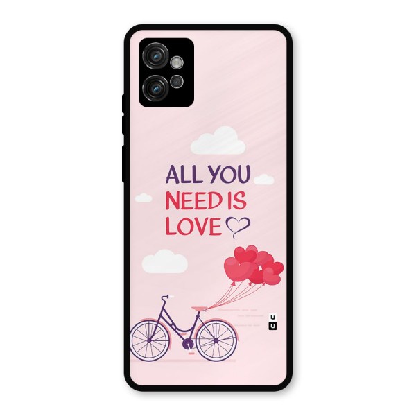 Cycle Of Love Metal Back Case for Moto G32