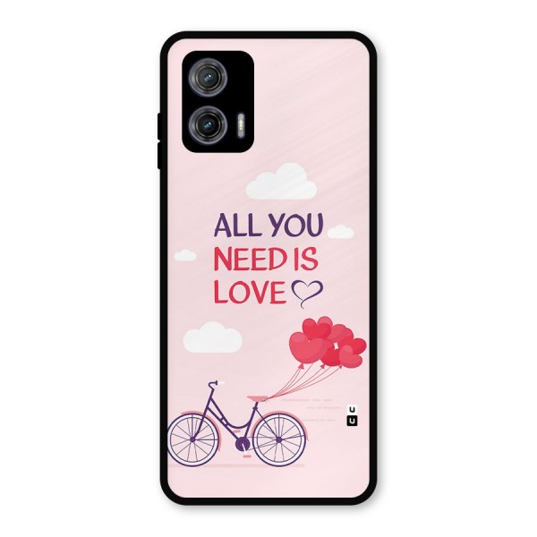 Cycle Of Love Metal Back Case for Moto G73