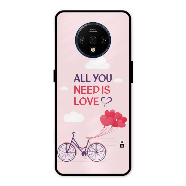 Cycle Of Love Metal Back Case for OnePlus 7T