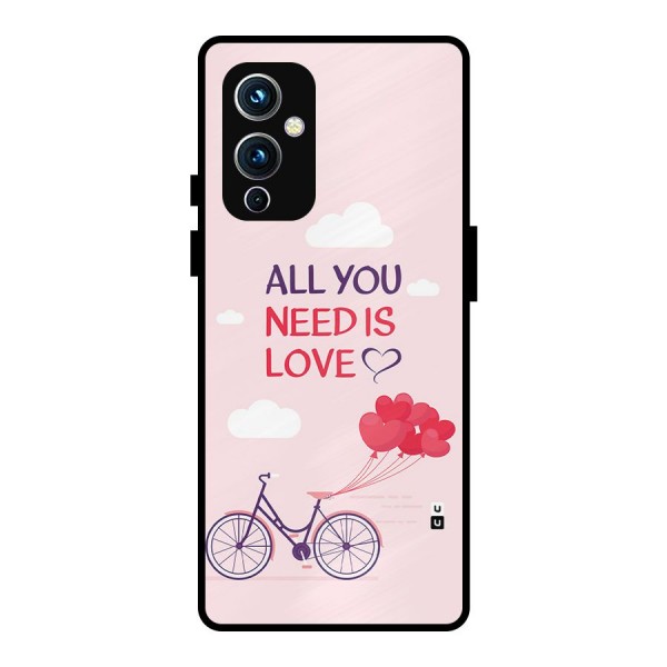 Cycle Of Love Metal Back Case for OnePlus 9