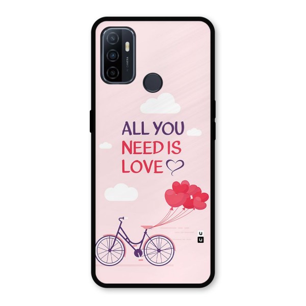 Cycle Of Love Metal Back Case for Oppo A53