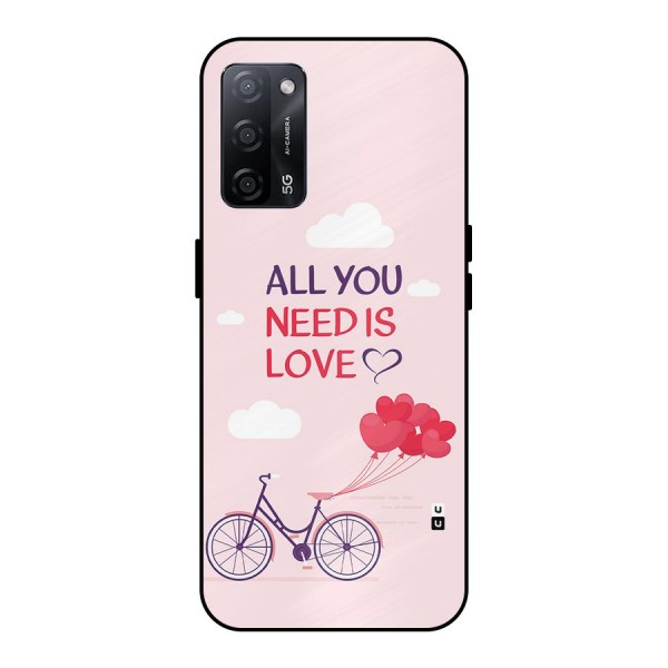 Cycle Of Love Metal Back Case for Oppo A53s 5G