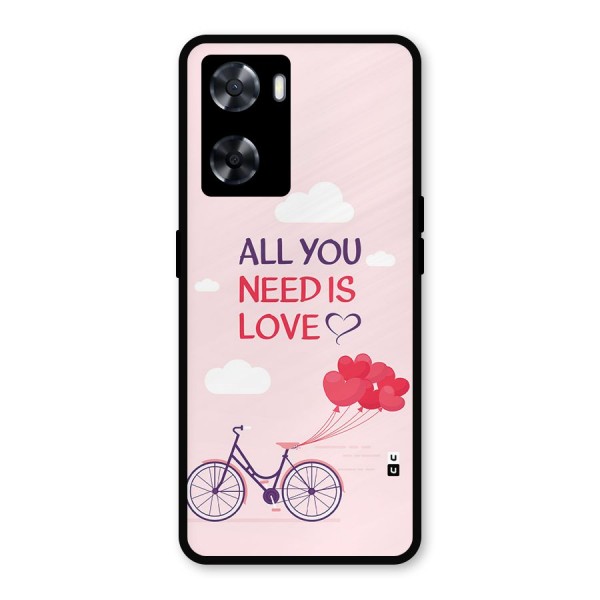 Cycle Of Love Metal Back Case for Oppo A57 2022