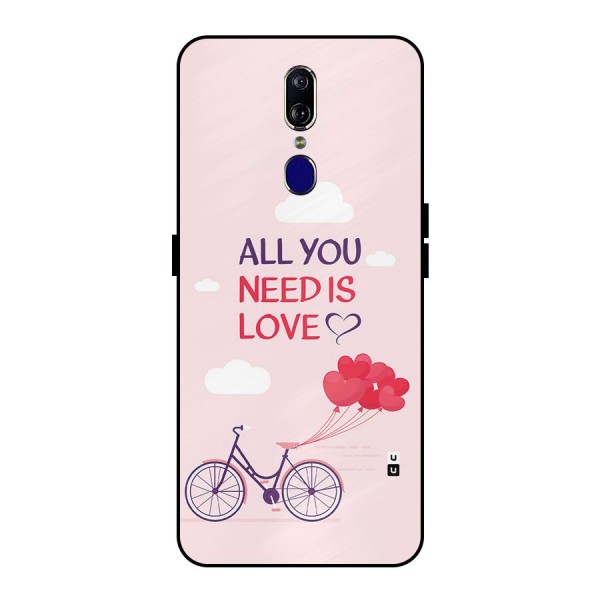 Cycle Of Love Metal Back Case for Oppo F11