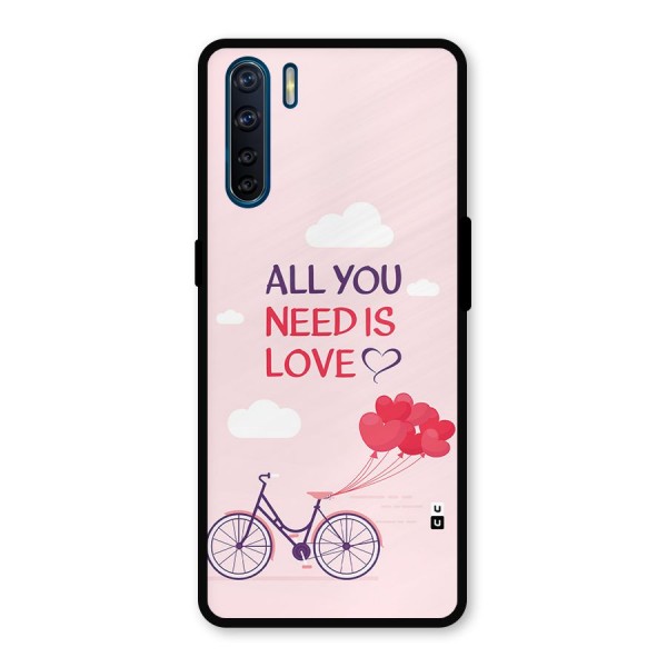 Cycle Of Love Metal Back Case for Oppo F15